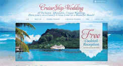 Desktop Screenshot of cruiseship-wedding.com